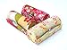 Random Assorted Colors--Lipstick Case 3pcs Set Lipstick Case w/Mirror,Satin Silky Fabric With Assorted Prints 3.5