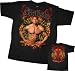 WWE World Wrestling Entertainment Batista Fire Black Youth T-shirt Tee