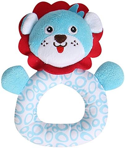 Cute Lion Plush Rattle T22001-2
