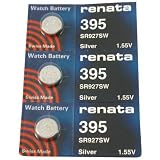 FOSSIL Watches:#395 Renata Watch Batteries 3Pcs