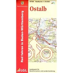 LGL BW 75 000 Rad Ostalb 1 : 75 000: Radfahren in Baden-W�rttemberg