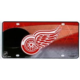 Detroit Red Wings License Plate
