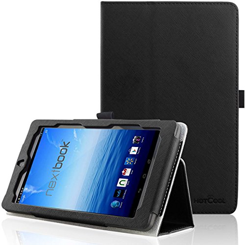 Nextbook 7 Tablet Case - HOTCOOL Slim New PU Leather Folio Case For 2014 Released E FUN Nextbook 7