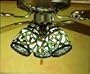 4W Mediterranean Shade Ceiling Fixture