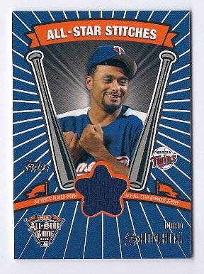 2005 Topps Update All-Star Stitches Game Used Jersey #JS Johan Santana Minnesota Twins