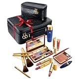 2008 Estee Lauder Blockbuster Holiday Cosmetics Makeup Gift Set Kit Eyeshadow Blush Bronzer Lipstick Lip Gloss Mascara Train Case