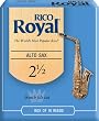Rico Royal Alto Sax Reeds, Strength 2.5, 10-pack