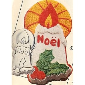 Wilton Noel Candle Christmas Holiday Cake Pan (502-3304, 1981) Retired by Wilton