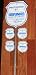 1 Brinks ADT Home Security Alarm System Yard Sign & 4 Brinks Decals Window Stickers