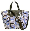 Coach Signature Claire Business Bag Purse Tote 14321 Blue Periwinkle Multi