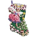 Bucilla Sugar Plum Fairy Stocking Kit [Warning: Choking hazard small parts]