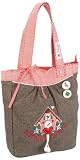 Adelheid Gl&uuml;ckliche Zeiten Standard Henkeltasche 11211380941, Damen Henkeltaschen, Braun (tweed erdgrau 338), 27x33x8 cm (B x H x T)