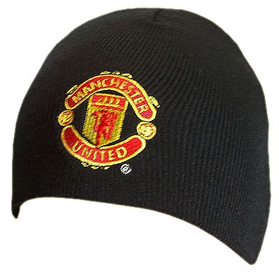 Manchester United FC. Knitted Hat - Black