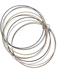 Leslies Sterling Silver Multi Color Bangle