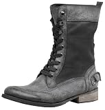 Firetrap Bottes Military Femme Noir