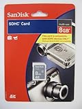 SanDisk 8 GB Class 2 SDHC Flash Memory Card SDSDB-8192 (Bulk Packaging)
