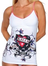 Ed Hardy Women's Shelf Bra Camisole