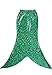 V'SHOW Little Girls 3 PCS Princess Mermaid Tail Swimmable Bikini Set Swimwear(FBA)
