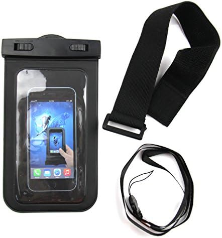 Huamost Universal Waterproof, Snowproof, Dirtproof Case Bag for iPhone 6, 6 Plus,6s,6s Plus,And so on,IPX8 Certified to 100 Feet with Lanyard and Armband Strap