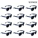 12 Pack Blue Sunglasses Bulk for Kids Adults Party Favors