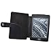 TeckNet@ NEW Kindle Touch Leather Cover for NEW Amazon Kindle Touch - Includes Kindle Rear Protector - Black