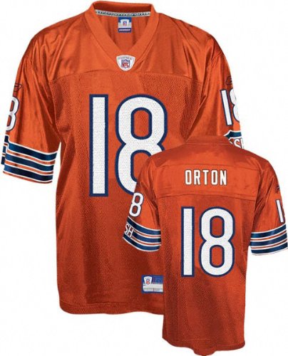 Kyle Orton Jersey: Reebok Orange Replica #18 Chicago Bears Jersey