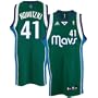 adidas Dallas Mavericks #41 Dirk Nowitzki Green 2nd Road Swingman Basketball Jersey