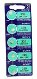 Sony Watch Batteries 339 SR614SW Battery Cell (pack of 5)