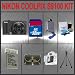Nikon Coolpix S9100 Digital Camera (Black) + Huge Accessories Package Including 32GB SDHC Memory Card + EN-EL12 Extra Replacement Li-ion Battery Pack + Hi-Speed SD Card Reader + Carrying Case + Table Top Tripod + Lens Cleaning Kit + LCD Screen Protectors Kit