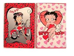 Set of 2 Betty Boop Notebook : Spiral Notebook
