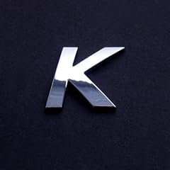 Chrombuchstaben Auto-Schrift 3D-Buchstaben "K" 26mm
