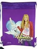 51rVf8TcpkL. SL160  Disney Channel Disney Hannah Montana Drawstring Bag   Purple