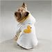 Doggy Gingham & Terry Duckie Doggy Bathrobes - X-SMALL