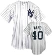 Chien-Ming Wang Majestic MLB Home Pinstripe Replica New York Yankees Jersey