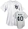Chien-Ming Wang Majestic MLB Home Pinstripe Replica New York Yankees Jersey