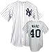 Chien-Ming Wang Majestic MLB Home Pinstripe Replica New York Yankees Jersey