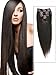 20''7pcs Fashional Clips in Remy Human Hair Extensions 24 Colors for Women Beauty Hot Sale