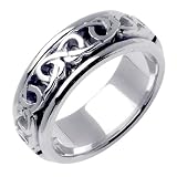 Celtic Hearts Wedding Ring in 950 Platinum