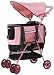Pet Supplies : PINK - All-Purpose Traveler - Stroller, Car-Seat, and Carrier in One