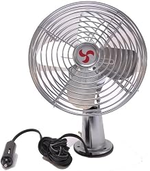 Heavy Duty All Metal Auto Fan 12V with Switch