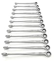 Gear Wrench 85888 X-Beam Combination Ratcheting Metric Wrench Set, 12-Piece