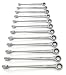 GearWrench 85888 12-Piece X-Beam Combination Ratcheting Metric Wrench Set
