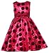 Rare Editions Girls 2-6x Velvet And Sequin Dot Dress