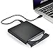 FLFLK USB 2.0 Portable External CD DVD Drive with Combo CD-RW Burner Reader (Black)