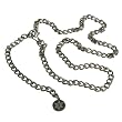 Bisadora Silver Nylon Hip Purse with choice of Chain Belt in 5 sizes and 4