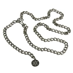 Bisadora Black Nylon Hip Purse with choice of Chain Belt in 5 sizes and 4 colors