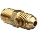 Anderson Metals Brass Compression Tube Fitting, Union, Flare x Flare