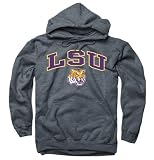 LSU Tigers Dark Heather Perennial II Hooded Sweatshirt