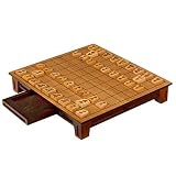 Review Yellow Mountain Imports  / Wooden Shogi Game Set Japanese Chess Table Board