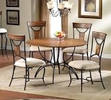 51rVvPFvCKL. SL160  Pacifico 5 Piece Dining Room Furniture Set   Hillsdale Furniture   4137DTBC